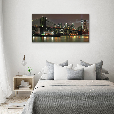 Tableau photo sur toile New York la nuit