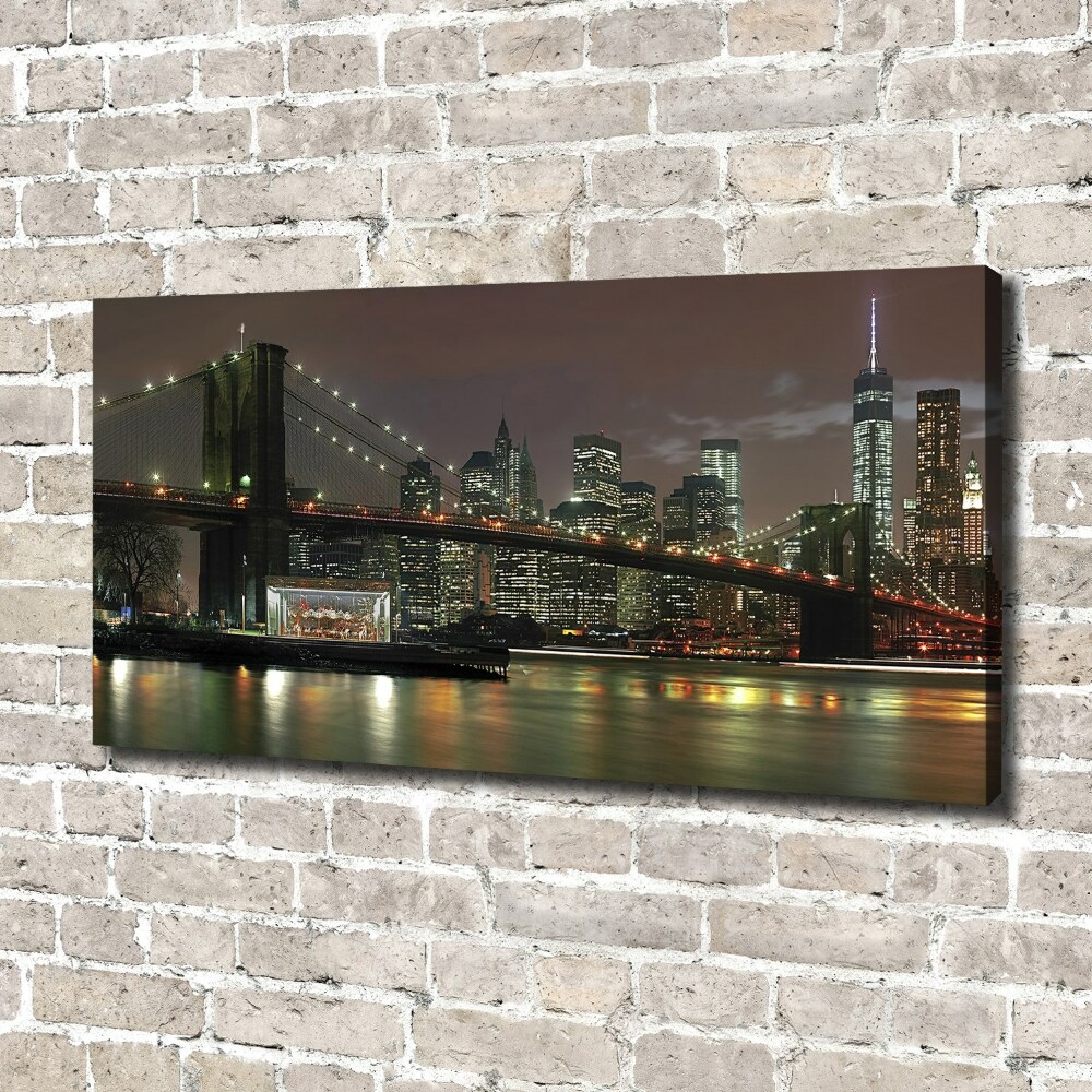 Tableau photo sur toile New York la nuit