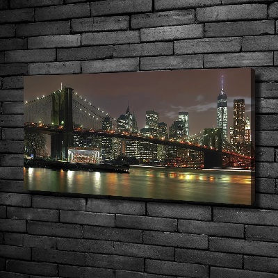 Tableau photo sur toile New York la nuit