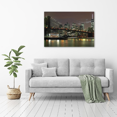 Tableau photo sur toile New York la nuit