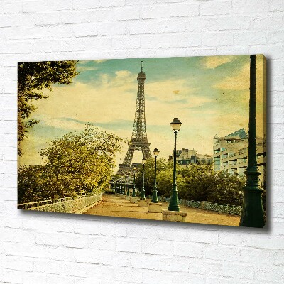 Tableau imprimé sur toile Tour Eiffel France