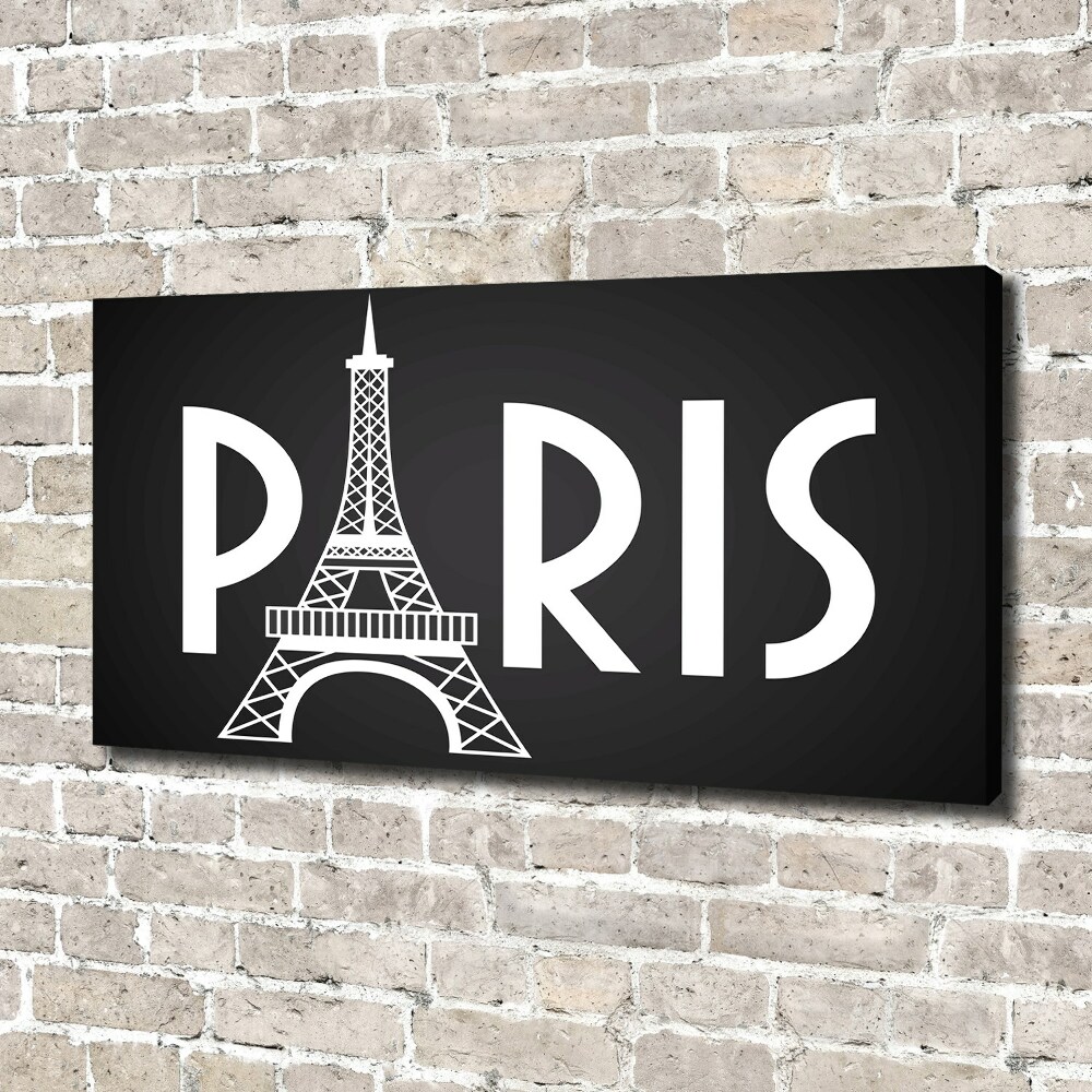 Tableau imprimé sur toile Paris