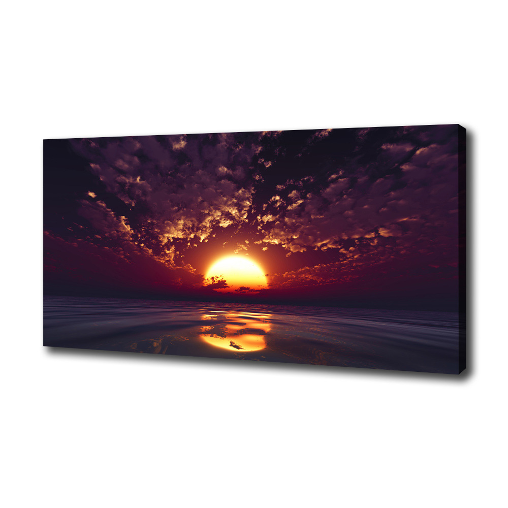 Tableau photo sur toile Coucher de soleil