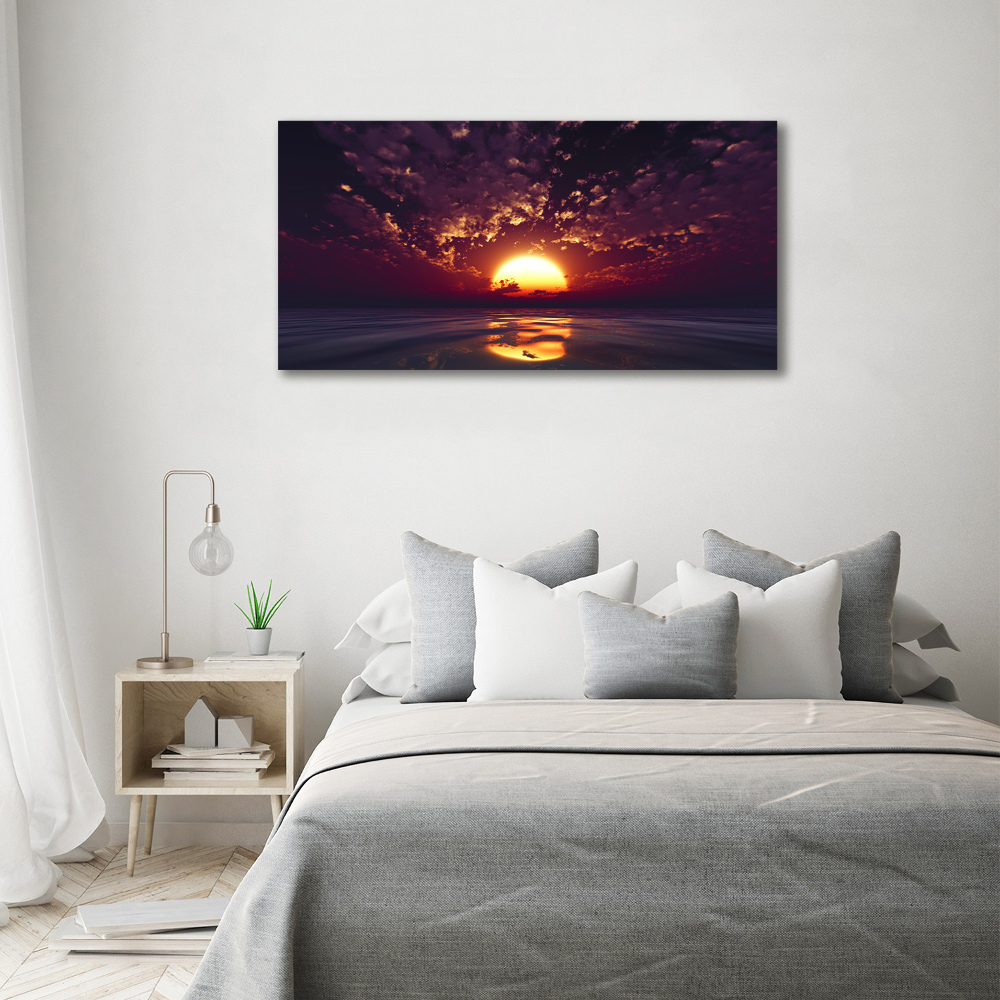 Tableau photo sur toile Coucher de soleil