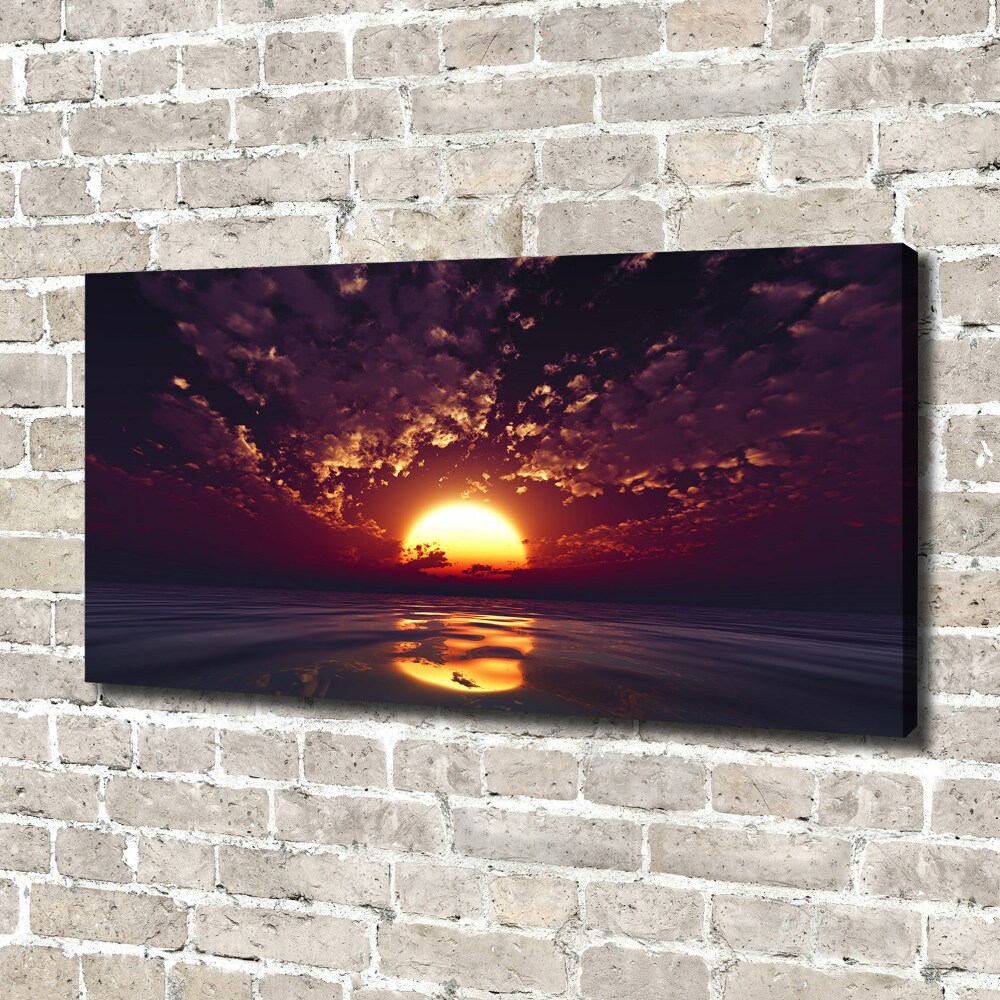 Tableau photo sur toile Coucher de soleil