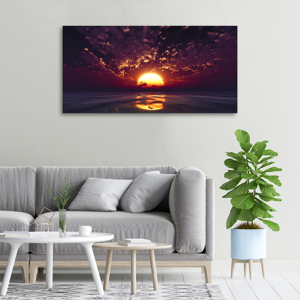 Tableau photo sur toile Coucher de soleil