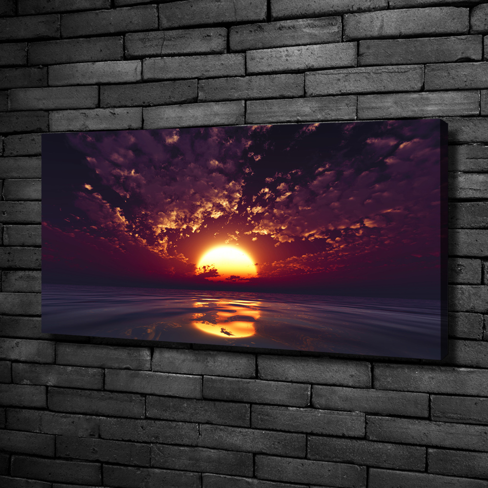 Tableau photo sur toile Coucher de soleil