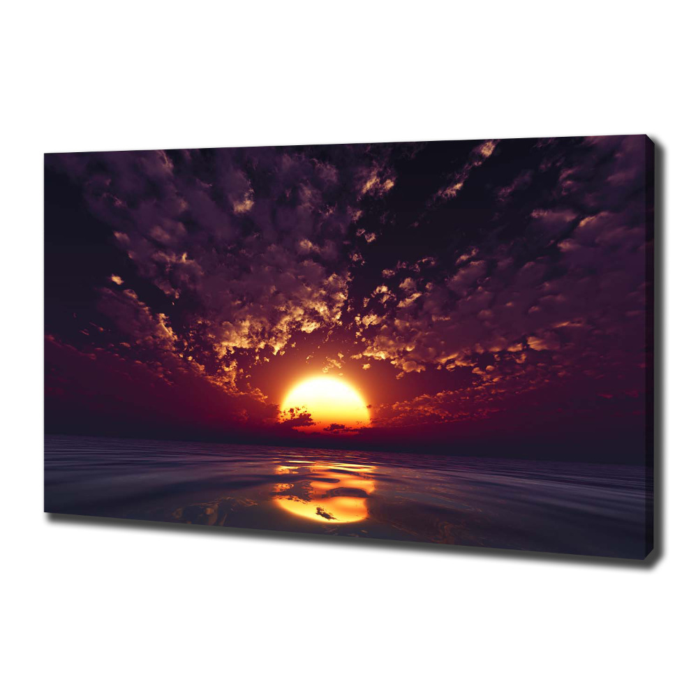 Tableau photo sur toile Coucher de soleil