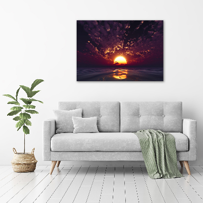 Tableau photo sur toile Coucher de soleil