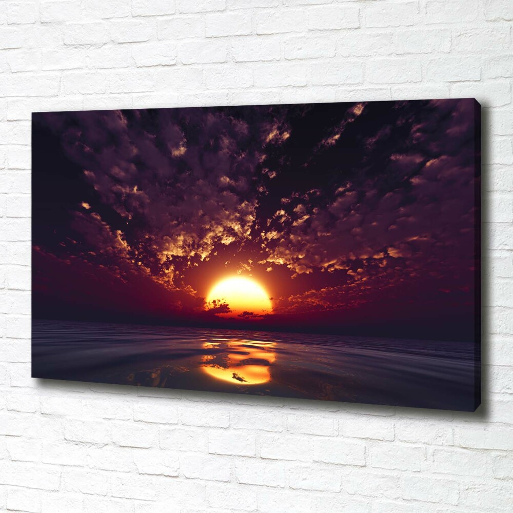 Tableau photo sur toile Coucher de soleil