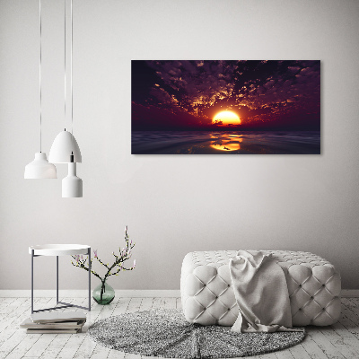 Tableau photo sur toile Coucher de soleil