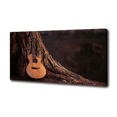 Tableau toile imprimée Guitare acoustique