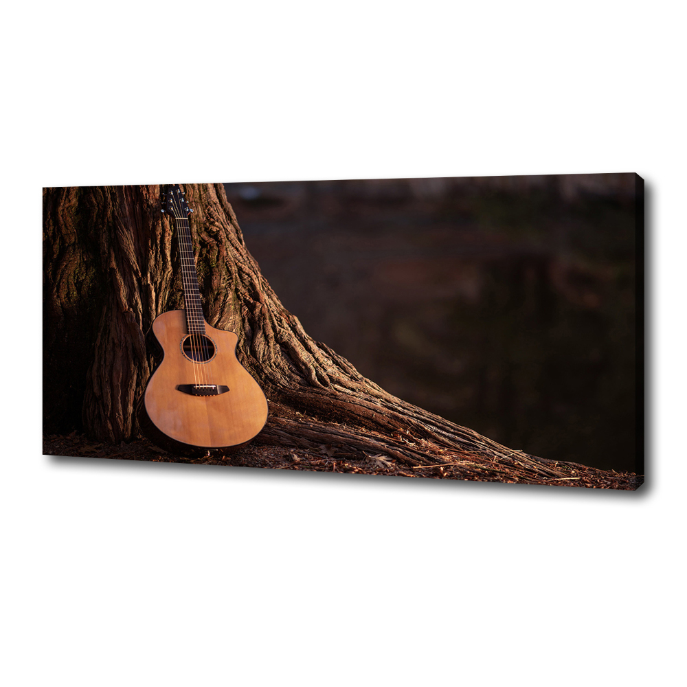 Tableau toile imprimée Guitare acoustique