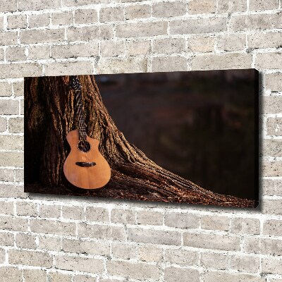 Tableau toile imprimée Guitare acoustique