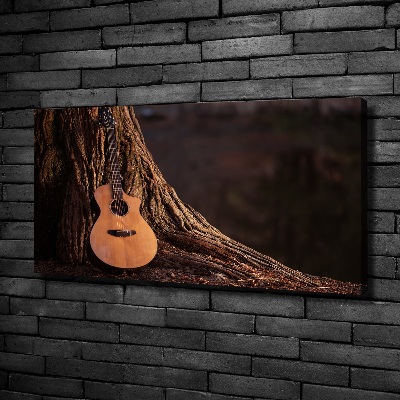 Tableau toile imprimée Guitare acoustique