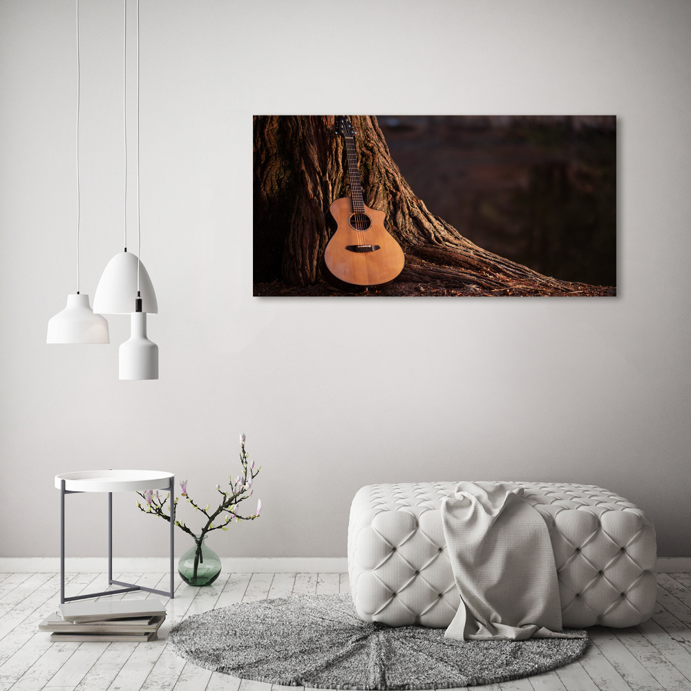 Tableau toile imprimée Guitare acoustique