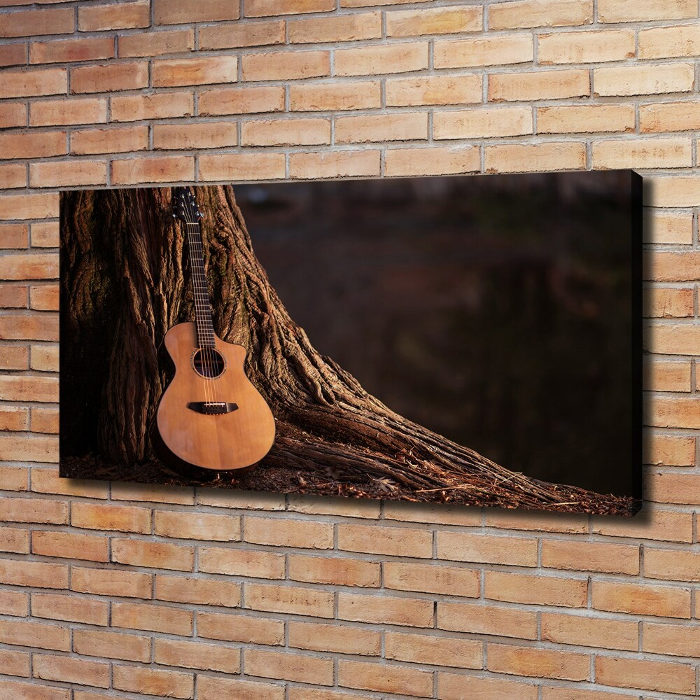 Tableau toile imprimée Guitare acoustique