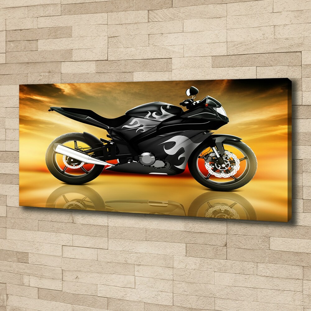 Tableau mural sur toile Moto