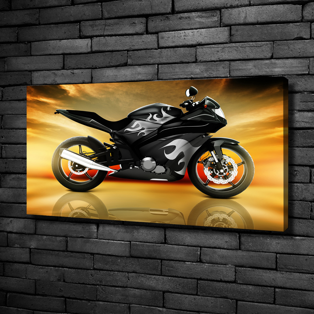 Tableau mural sur toile Moto