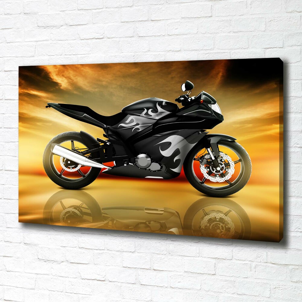 Tableau mural sur toile Moto