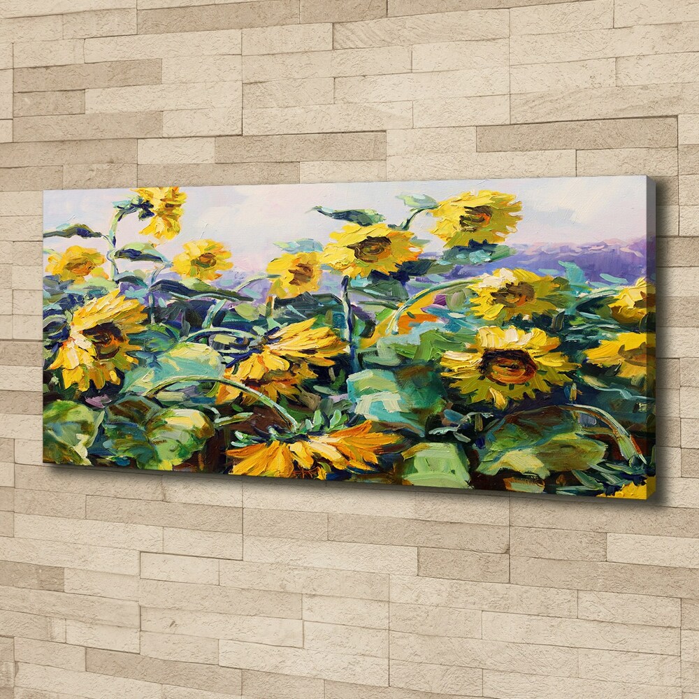 Tableau imprimé sur toile Tournesols