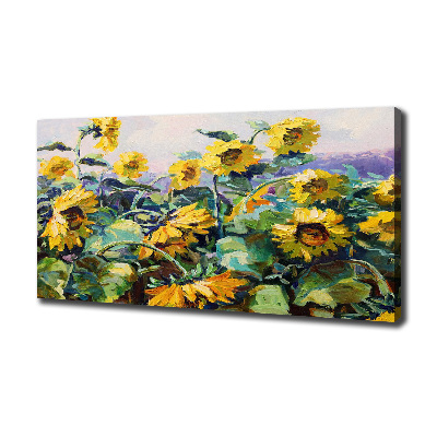 Tableau imprimé sur toile Tournesols