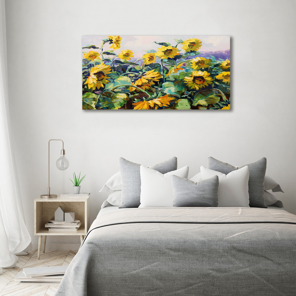 Tableau imprimé sur toile Tournesols