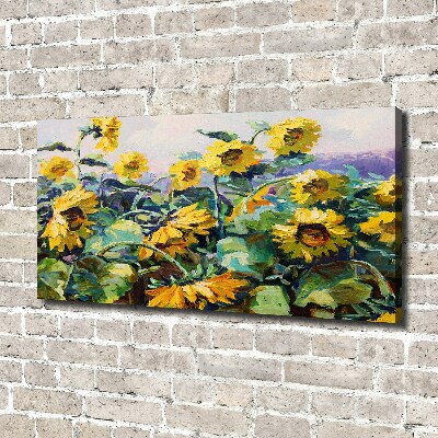 Tableau imprimé sur toile Tournesols