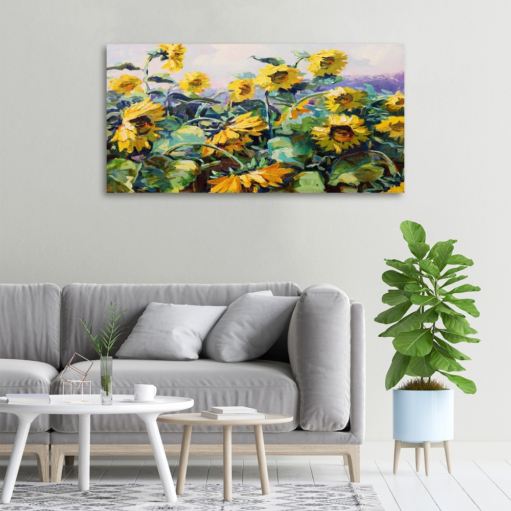 Tableau imprimé sur toile Tournesols