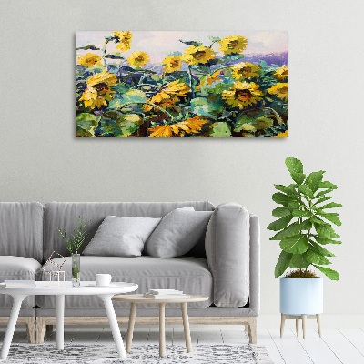 Tableau imprimé sur toile Tournesols