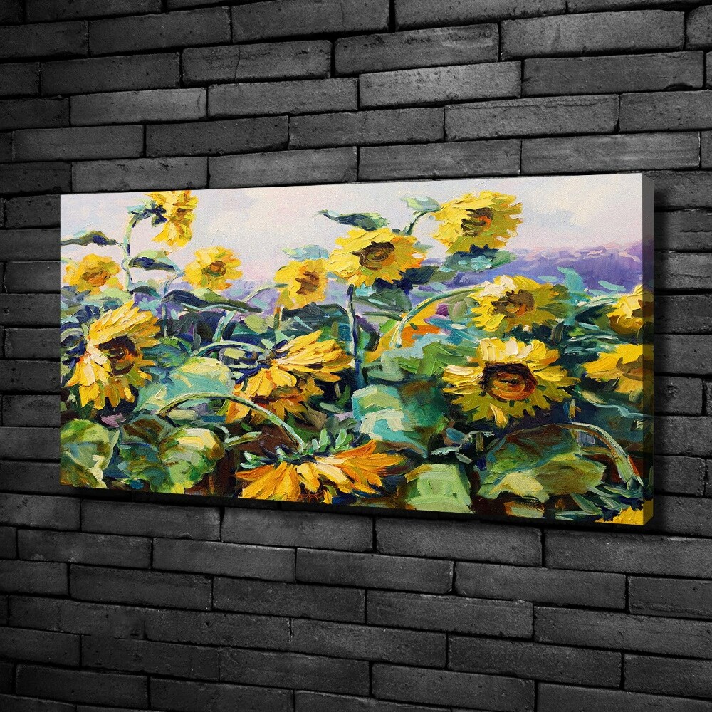 Tableau imprimé sur toile Tournesols