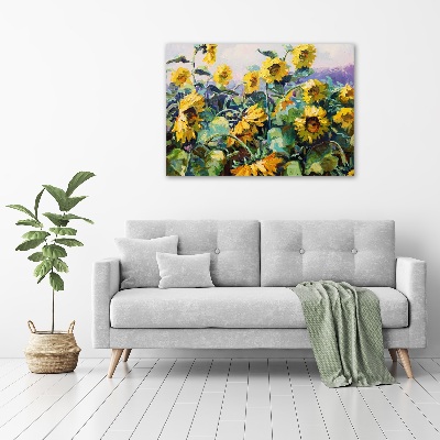 Tableau imprimé sur toile Tournesols