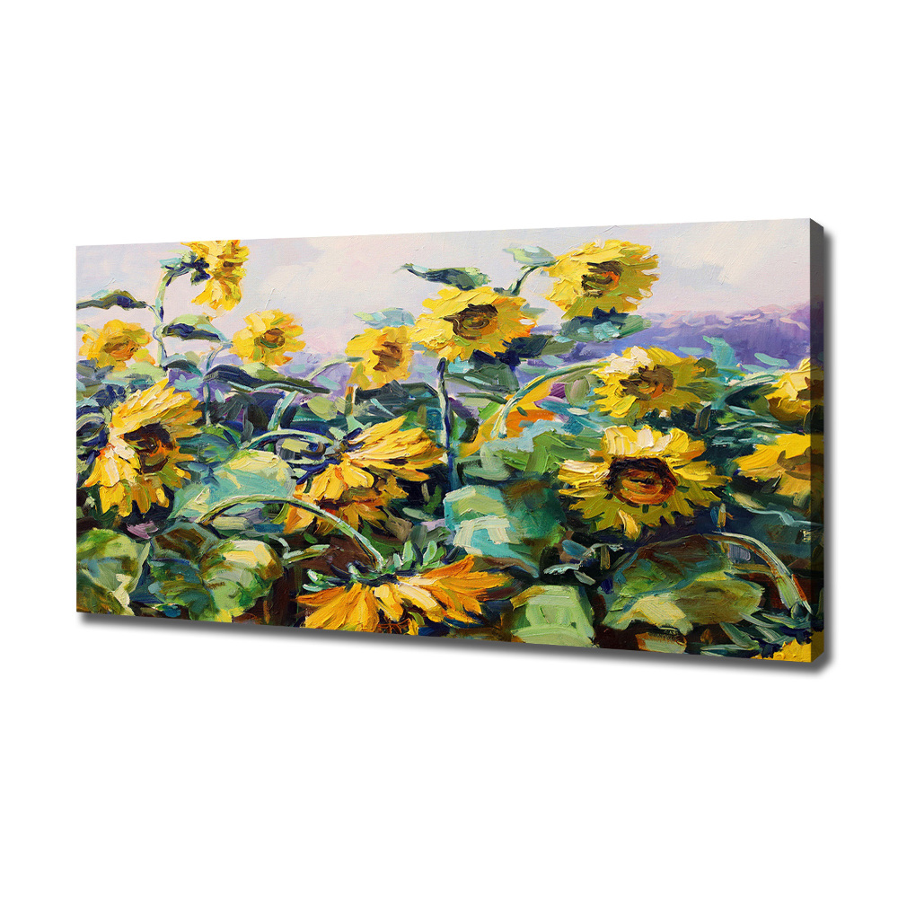 Tableau imprimé sur toile Tournesols