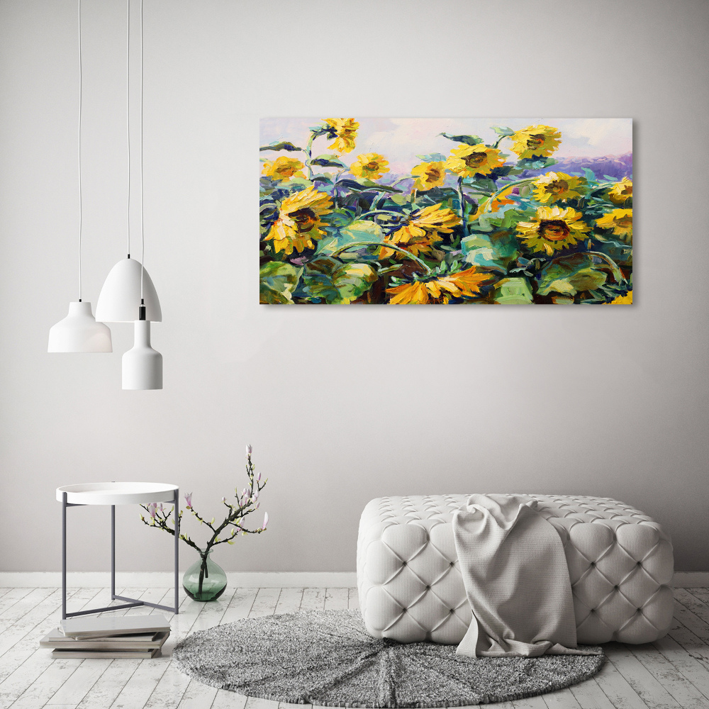 Tableau imprimé sur toile Tournesols