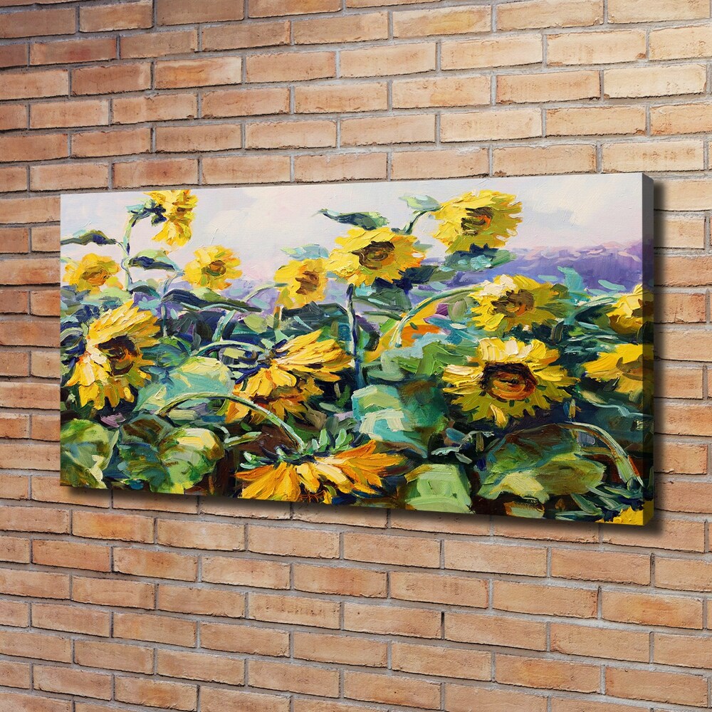 Tableau imprimé sur toile Tournesols