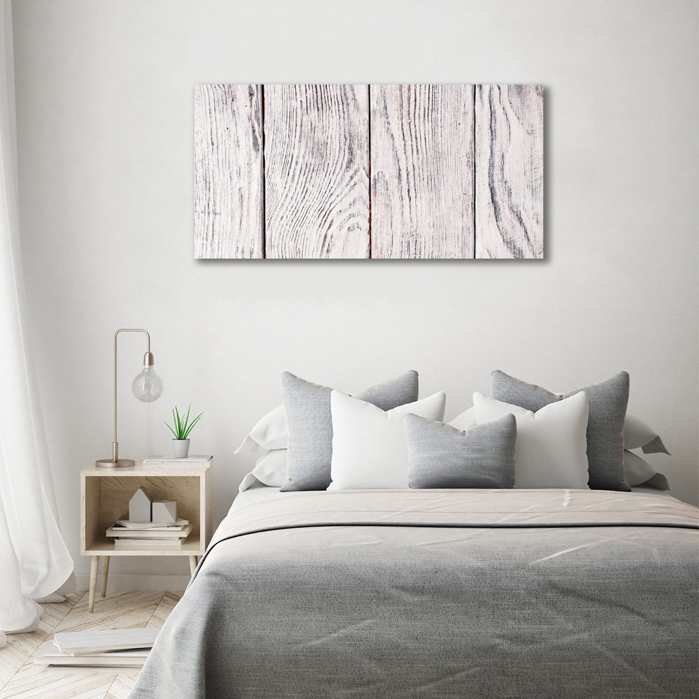 Tableau imprimé sur toile Mur en bois