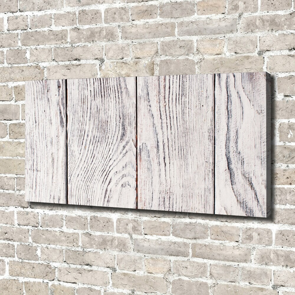 Tableau imprimé sur toile Mur en bois