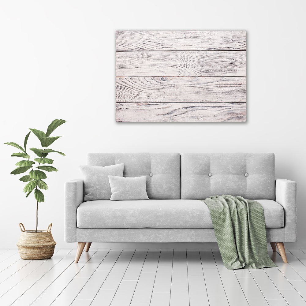 Tableau imprimé sur toile Mur en bois