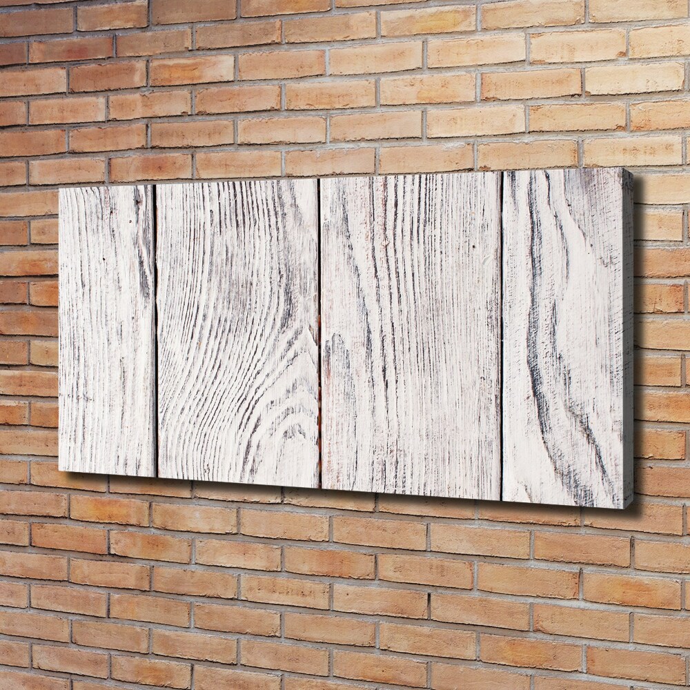 Tableau imprimé sur toile Mur en bois