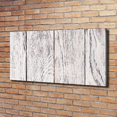 Tableau imprimé sur toile Mur en bois