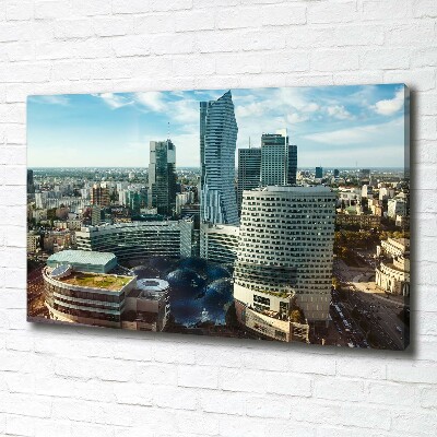 Tableau photo sur toile Varsovie Pologne