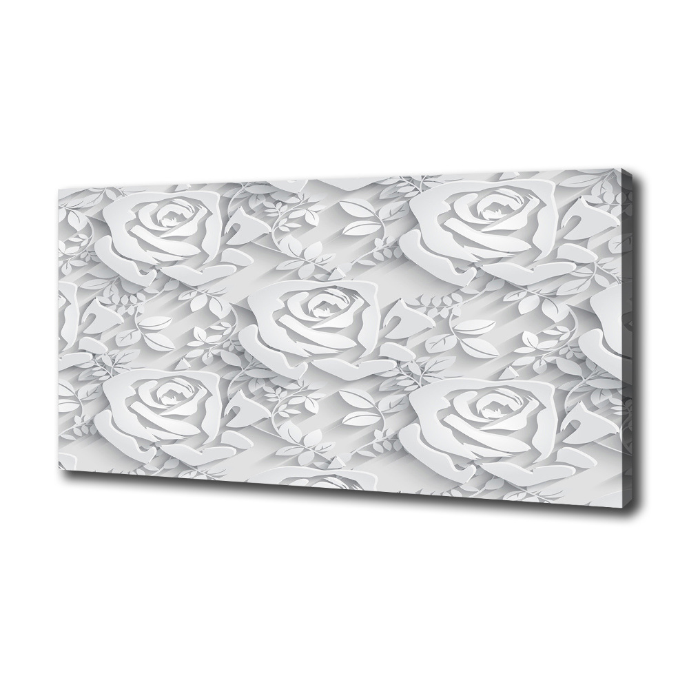 Tableau imprimé sur toile Roses design