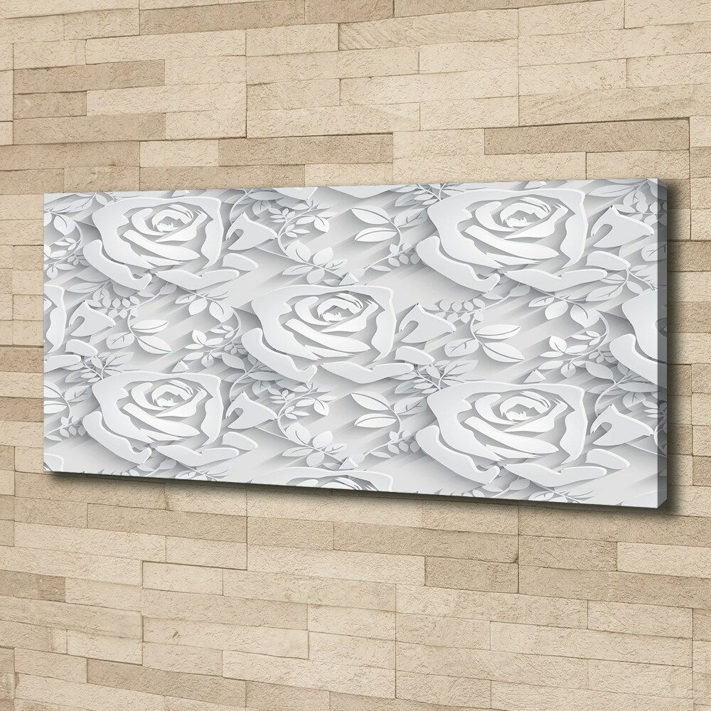 Tableau imprimé sur toile Roses design