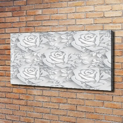 Tableau imprimé sur toile Roses design