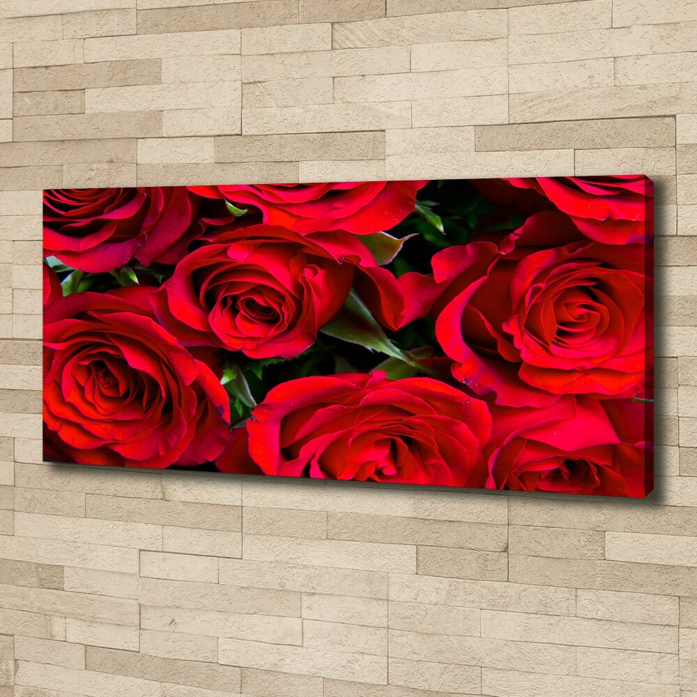 Tableau sur toile Roses rouges