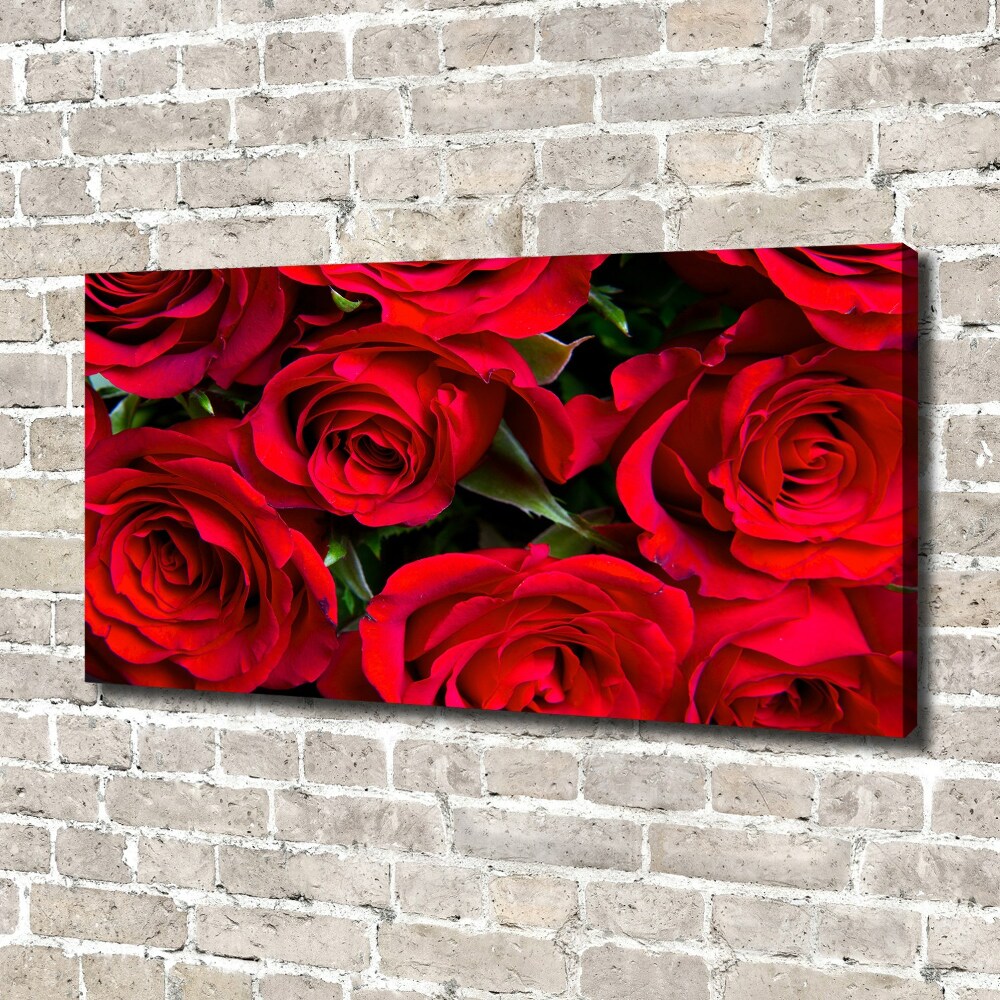 Tableau sur toile Roses rouges