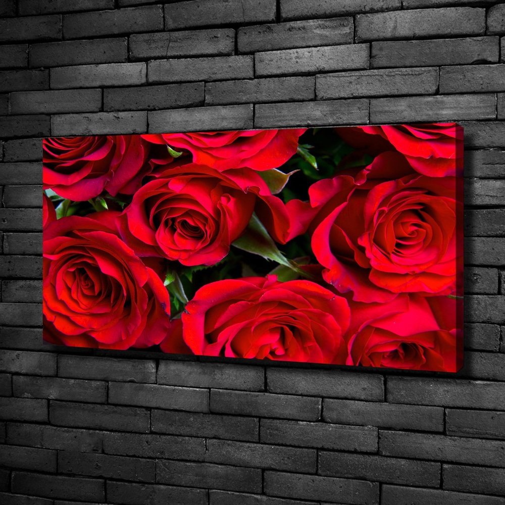 Tableau sur toile Roses rouges