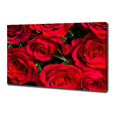 Tableau sur toile Roses rouges