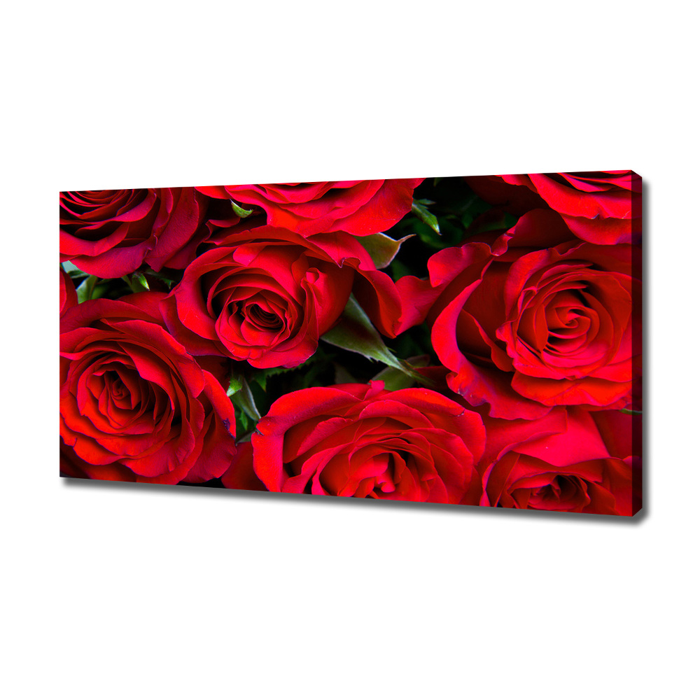 Tableau sur toile Roses rouges