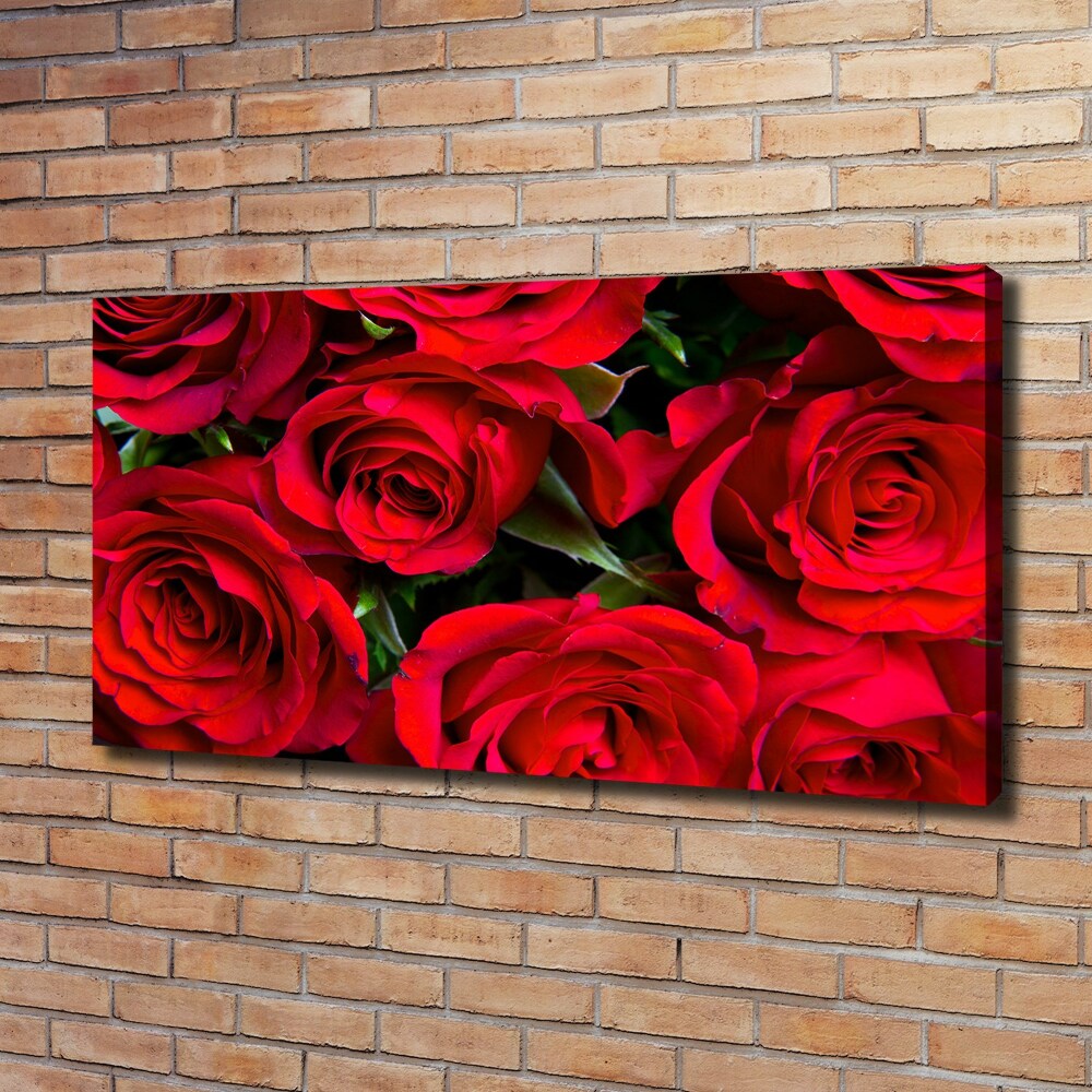 Tableau sur toile Roses rouges